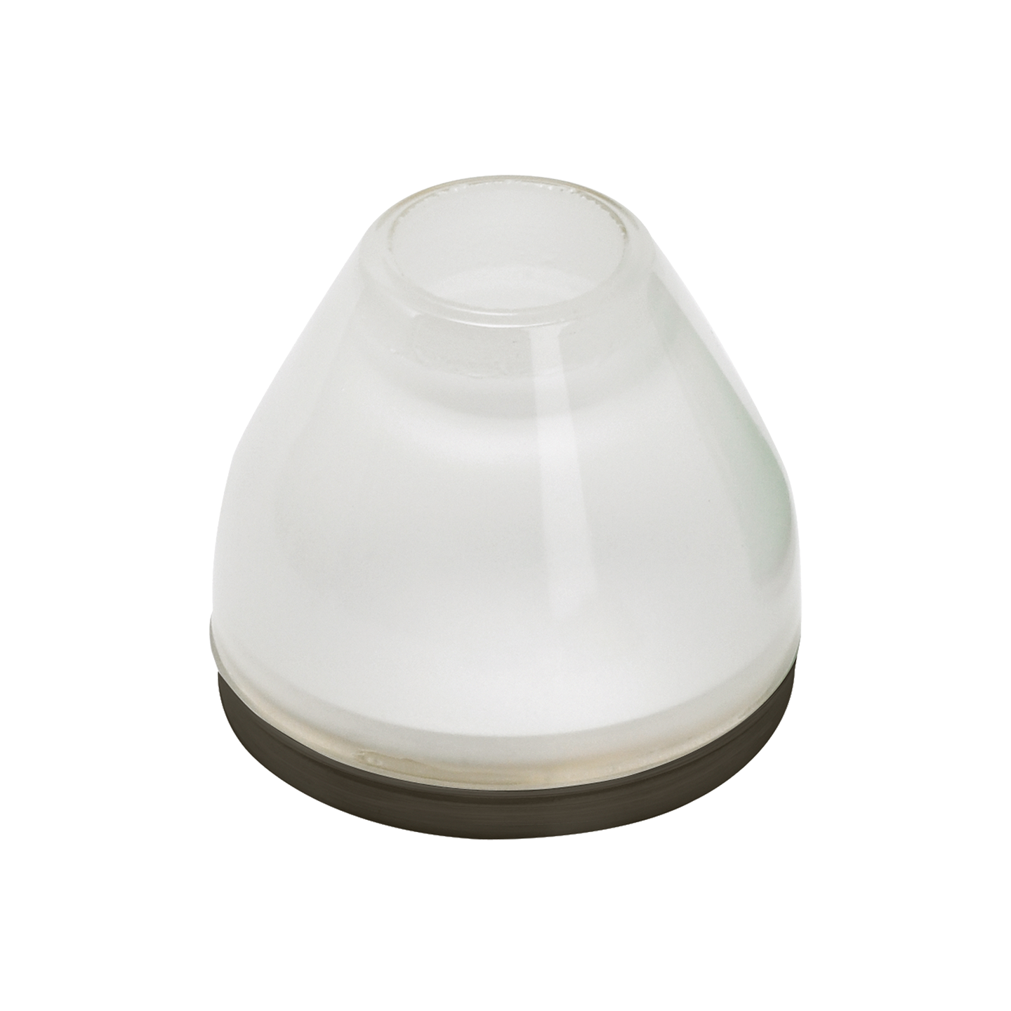 Visual Comfort Modern Collection 700MR16GFZ Round Glass MR16 Frosted Shield Aluminum