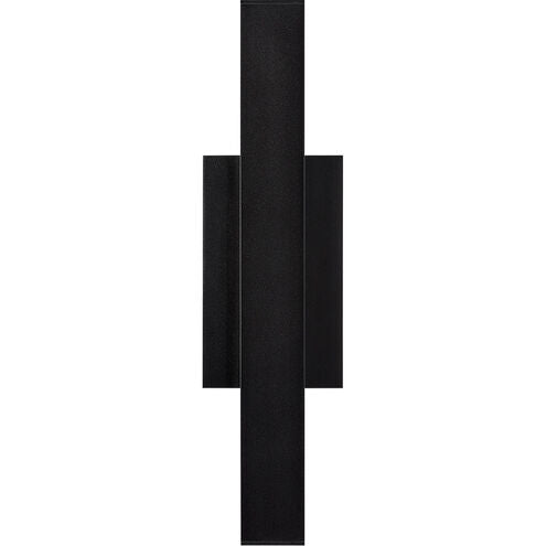 Visual Comfort Modern Collection 700OWCHAS93017BUDUNV Sean Lavin Chara 17 Inch Black Outdoor Wall LED 11.9W 3000K