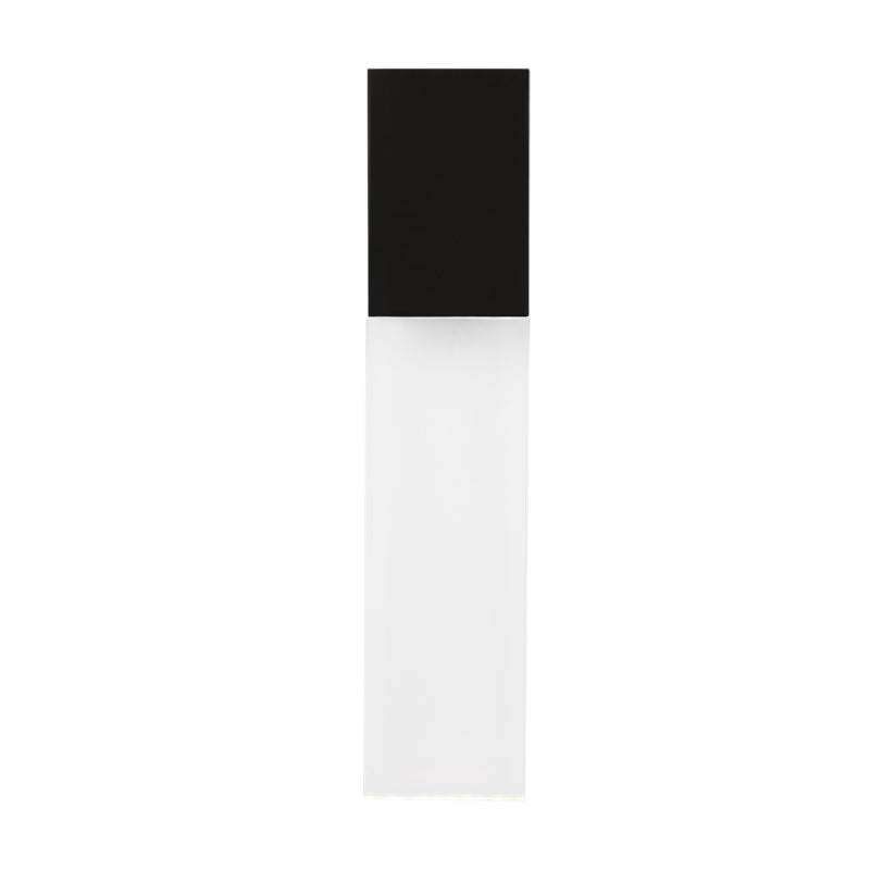 Visual Comfort Architectural 700OWKLM92720BUNV Modren Kulma 1-lt 20" Tall LED Outdoor Wall Sconce - Color Temperature: 2700K - Voltage: 120V-277V - Finish: Black