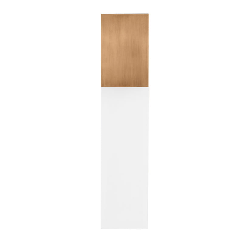 Visual Comfort Architectural 700OWKLM92720PUNV Kulma 1-lt 20" Tall LED Outdoor Wall Sconce - Copper - 8.3W 2700K - 119 Lumens - CRI 90 - Dimmable