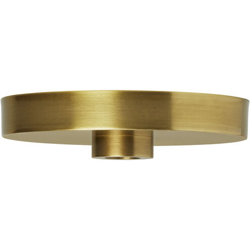 Visual Comfort Modern Collection 700SHLCNPY6NB Natural Brass Line-Voltage Shallow Canopy