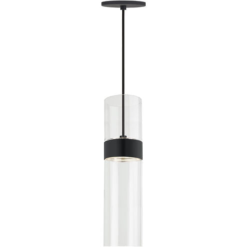 Visual Comfort Modern Collection 700TDMANMCLB-LED930-277 Sean Lavin Manette LED Black Pendant Light 8.5W 3000K