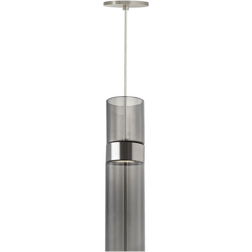 Visual Comfort Modern Collection 700TDMANMTKS-LED930 Sean Lavin Manette LED Satin Nickel Pendant Ceiling Light 8.5W 3000K
