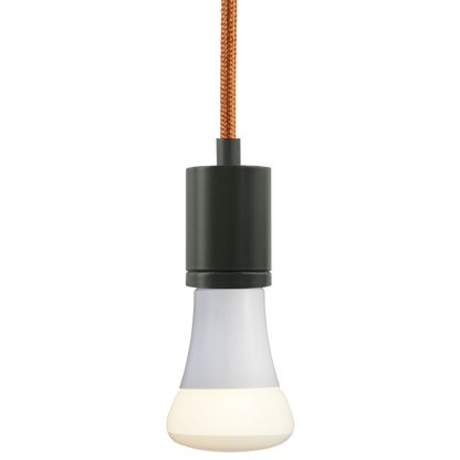 Visual Comfort Modern Collection 700TDSOCOPM08YB SoCo Black Pendant Ceiling Light in Gray Cord, Modern Socket, 96"