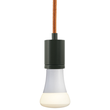 Visual Comfort Modern Collection 700TDSOCOPM24OZ SoCo Antique Bronze Pendant Ceiling Light in Orange Cord, Modern Socket, 288"
