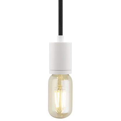 Visual Comfort Modern Collection 700TDSOCOPM24PW SoCo White Pendant Ceiling Light in Copper Cord, Modern Socket, 288"