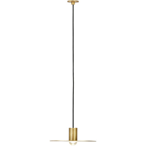 Visual Comfort Modern Collection 700TRSPAEVS1PNB-LED930 Sean Lavin Eaves Nightshade Black Pendant LED 4.3W 3000K