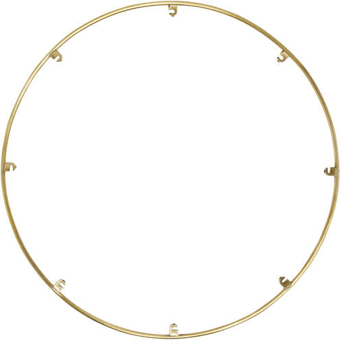 Visual Comfort Modern Collection 700TRSRNGR88NB Sean Lavin 8 Port 8" R88 Trellis Spacer Natural Brass