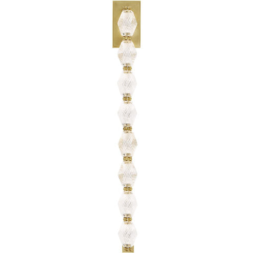Visual Comfort Modern Collection 700WSCLR28NB-LED930 Sean Lavin Collier Natural Brass Wall Sconce LED 8.2W 3000K