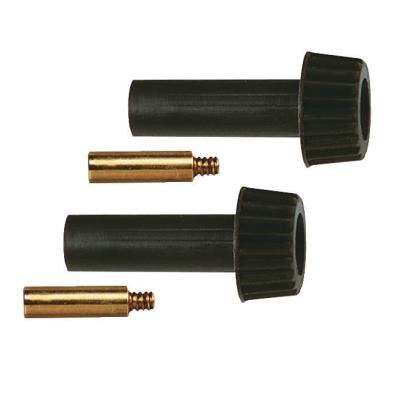 Westinghouse Lighting 7016100 replacement knobs with adapters 2 pack in black