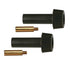 Westinghouse Lighting 7016100 replacement knobs with adapters 2 pack in black
