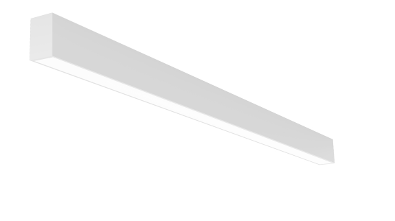 Eurofase Lighting F55830WSFM 8' LED Linear Surface Mount, 2"Wide, Color Temperature 3000K, White Finish