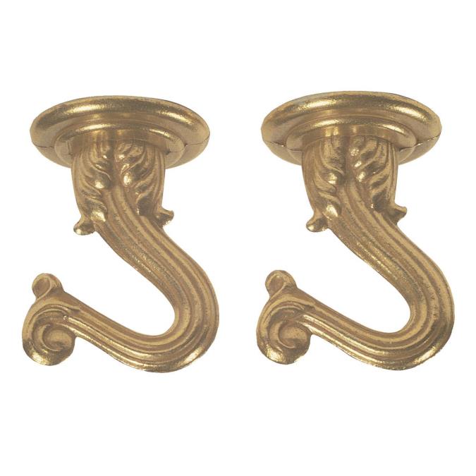 Westinghouse Lighting 7045000 1 1/2 inch polished brass swag hook kit