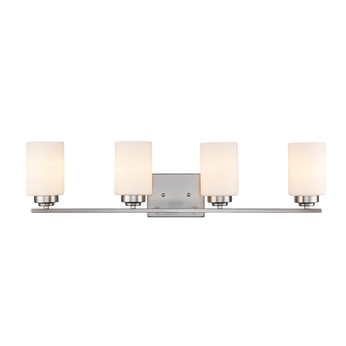 Trans Globe Lighting 70524 BN Mod Pod 4 light brushed nickel bath vanity wall light