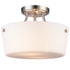 Trans Globe Lighting 70527-2 BN semi-flush mount ceiling light in brushed nickel