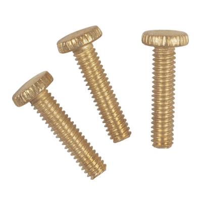 Westinghouse Lighting 7063400 brass plated knurled steel screws 3 pack
