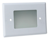 Orbit 7110C-WH STEP LIGHT FACE PLATE White Finish