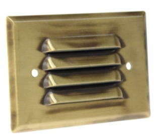 Orbit 7112C-AB STEP LIGHT FACE PLATE ANTIQUE BRASS Finish