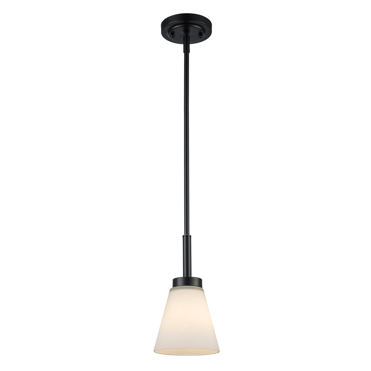 Trans Globe Lighting 71800 BK Fifer black mini pendant light