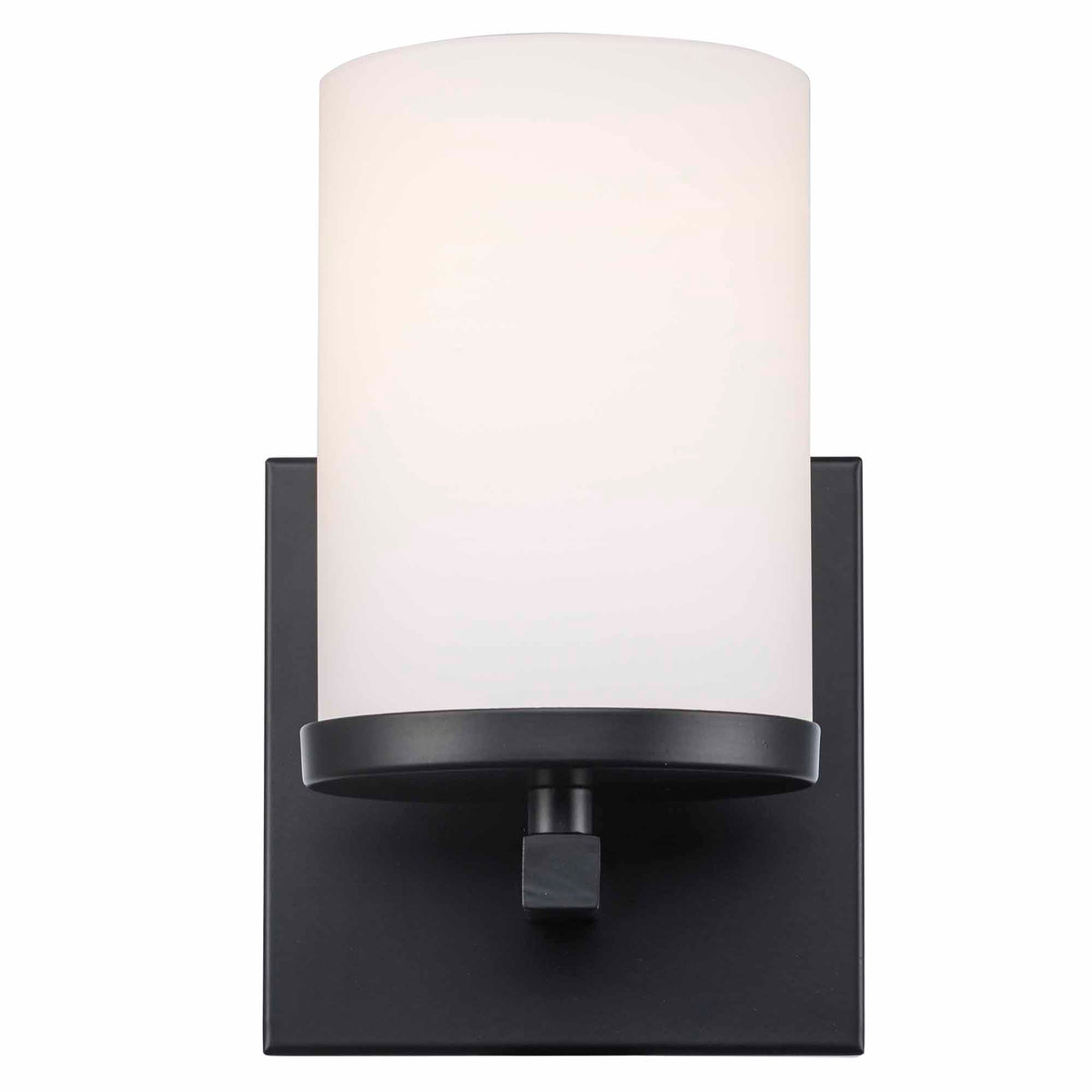 Trans Globe Lighting 71841 BK Nico 1 Light Black Wall Sconce front view