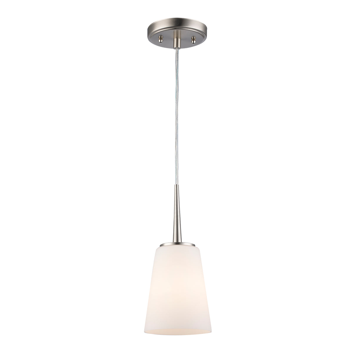 Trans Globe Lighting 71890 BN brushed nickel mini pendant light