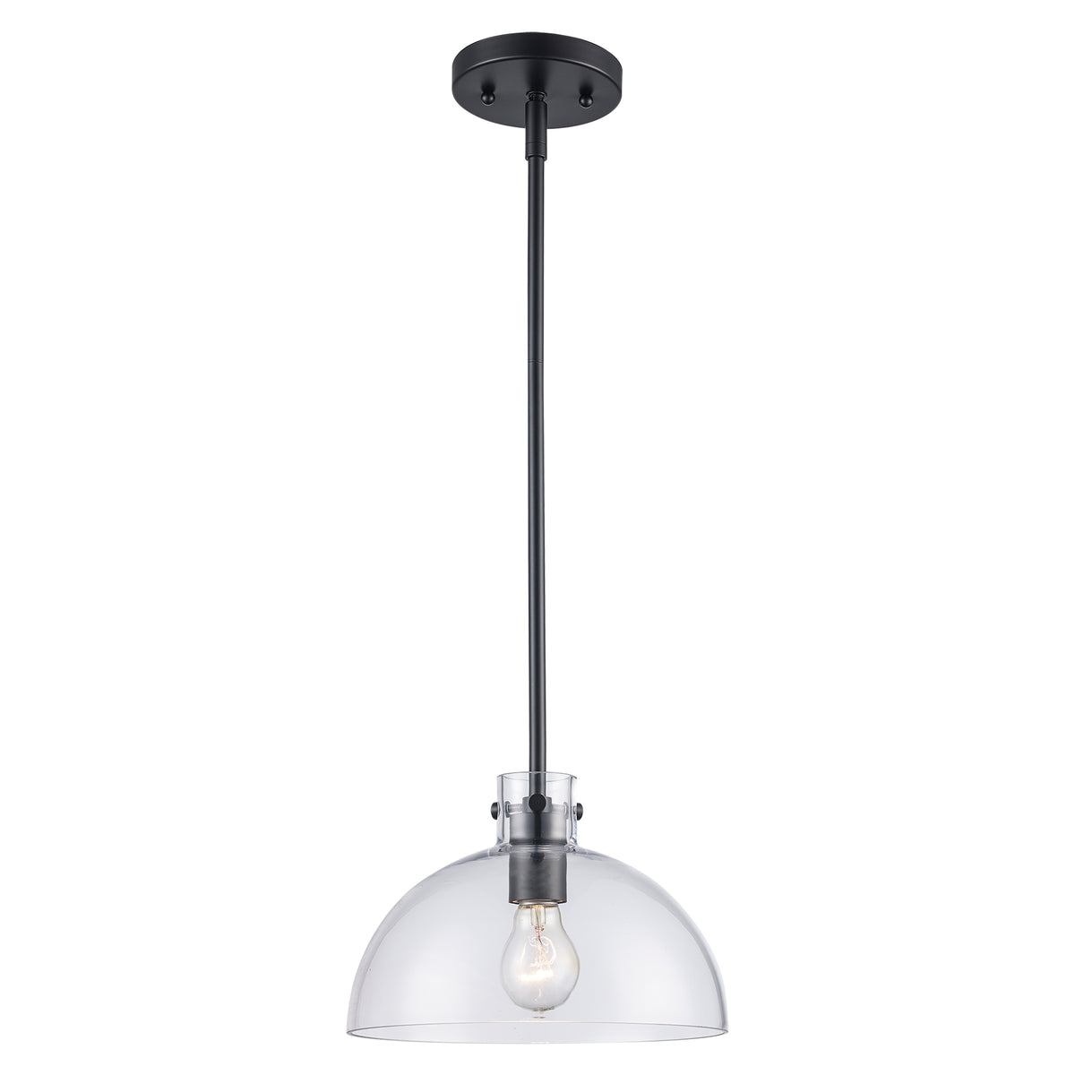 Trans Globe Lighting 71926 BK Stoneglad black pendant ceiling light