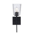 Trans Globe Lighting 71971 BK Marina black wall sconce front view