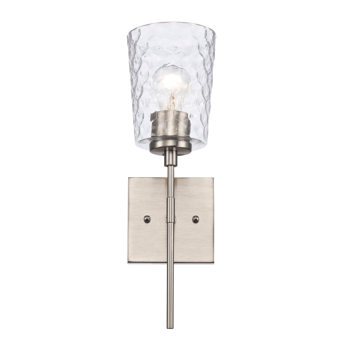 Trans Globe Lighting 71971 BN Marina brushed nickel wall sconce front view