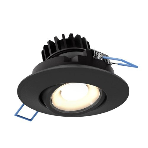 DALS Lighting LEDDOWNG3-CC-BK 3" Scope LED Recessed Gimbal, Wattage 8W,  Multi-Color Temperature, Lumens 600Lm, Voltage 120V, Black Finish