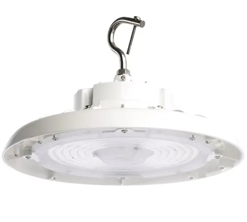 Nuvo 65-794R2 LED UFO High Bay, Wattage 150W, Lumens 21600 lm, Voltage 120V-277V, Color Temperature 5000K, White