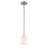 Trans Globe Lighting 72030 BN Capri 1 Light Brushed Nickel Mini Pendant Light