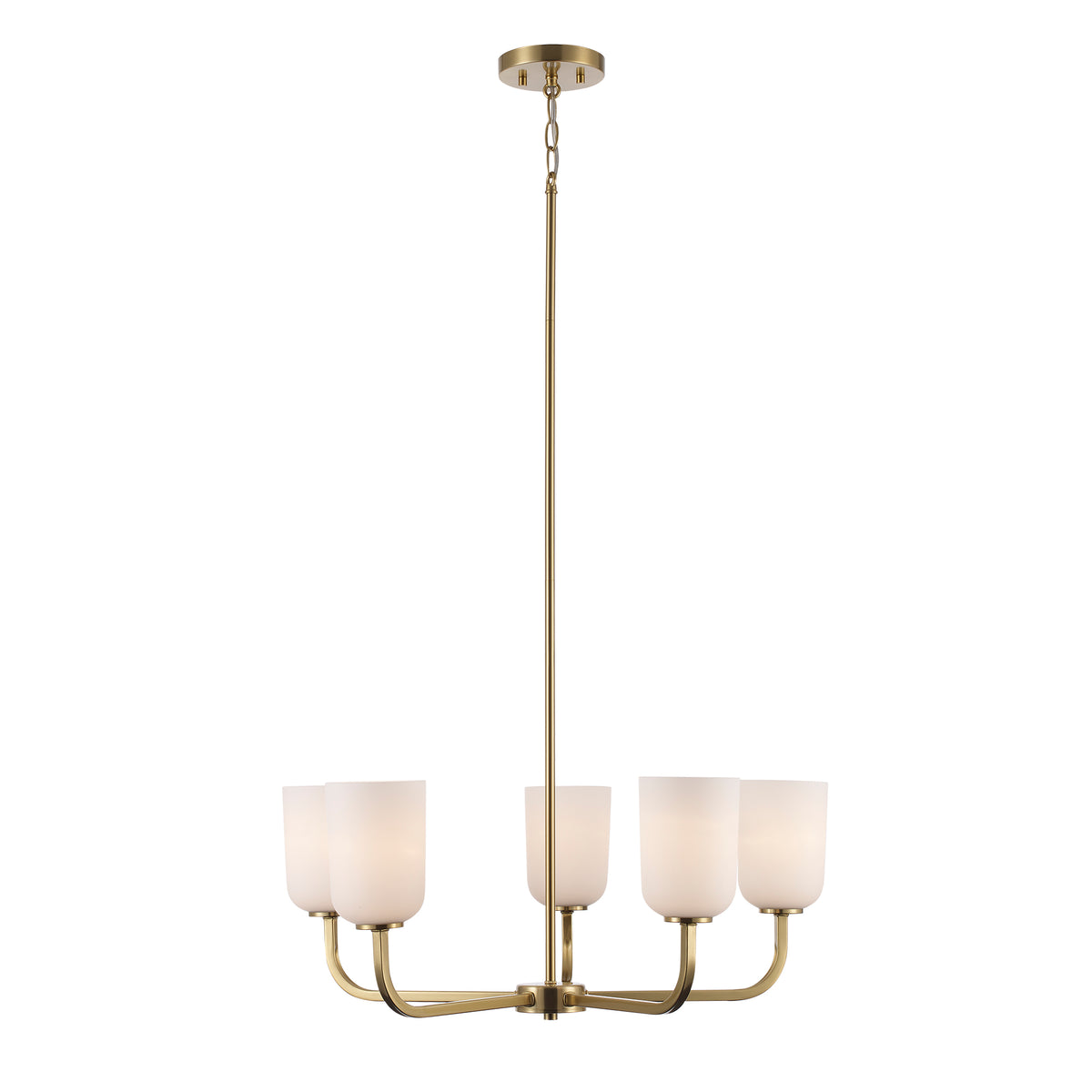 Trans Globe Lighting 72035 AG Capri 5 Light 26 inch Antique Gold Chandelier Ceiling Light