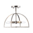 Trans Globe Lighting 72036-4 BN Adelia 4 light semi-flush mount in brushed nickel