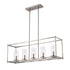 Trans Globe Lighting Carter 4 light brushed nickel pendant ceiling light