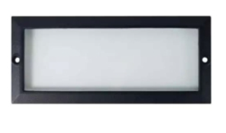 thumbnail image 2 of Orbit Step Light Cover Faceplate – Bronze, Frosted Glass, 8-7/8x5 Inch, Model S710C-BR 2 of 5