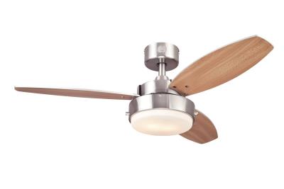 Westinghouse Lighting 7221600 Alloy 42 inch brushed nickel ceiling fan