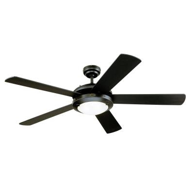 Westinghouse Lighting 7224200 Comet 52 inch Matte Black ceiling fan with LED light
