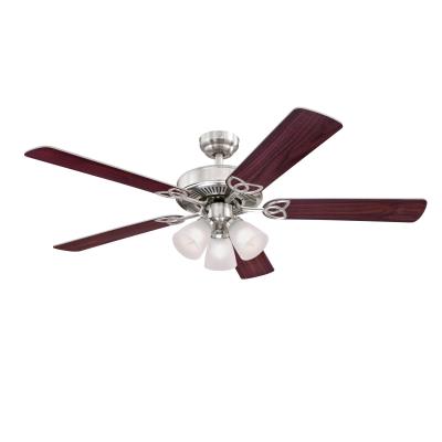 Westinghouse Lighting 7237100 Vintage brushed nickel ceiling fan