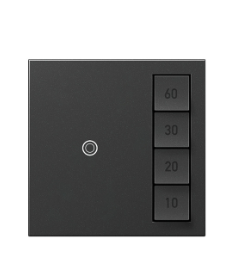 Legrand ASTM2G2 Adorne Timer Switch, Manual On/Timed Off with Microban, Graphite Finish