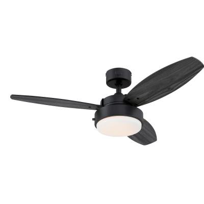 Westinghouse Lighting 7305000 Alloy 42 inch matte black ceiling fan