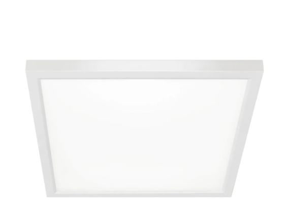 Feit Electric 74208/6WYCA 7.5" Universal Square Flat Panel Recessed Ceiling Downlight, Multi-Color Temperature, Wattage 10.5W, Voltage 120V, White Finish
