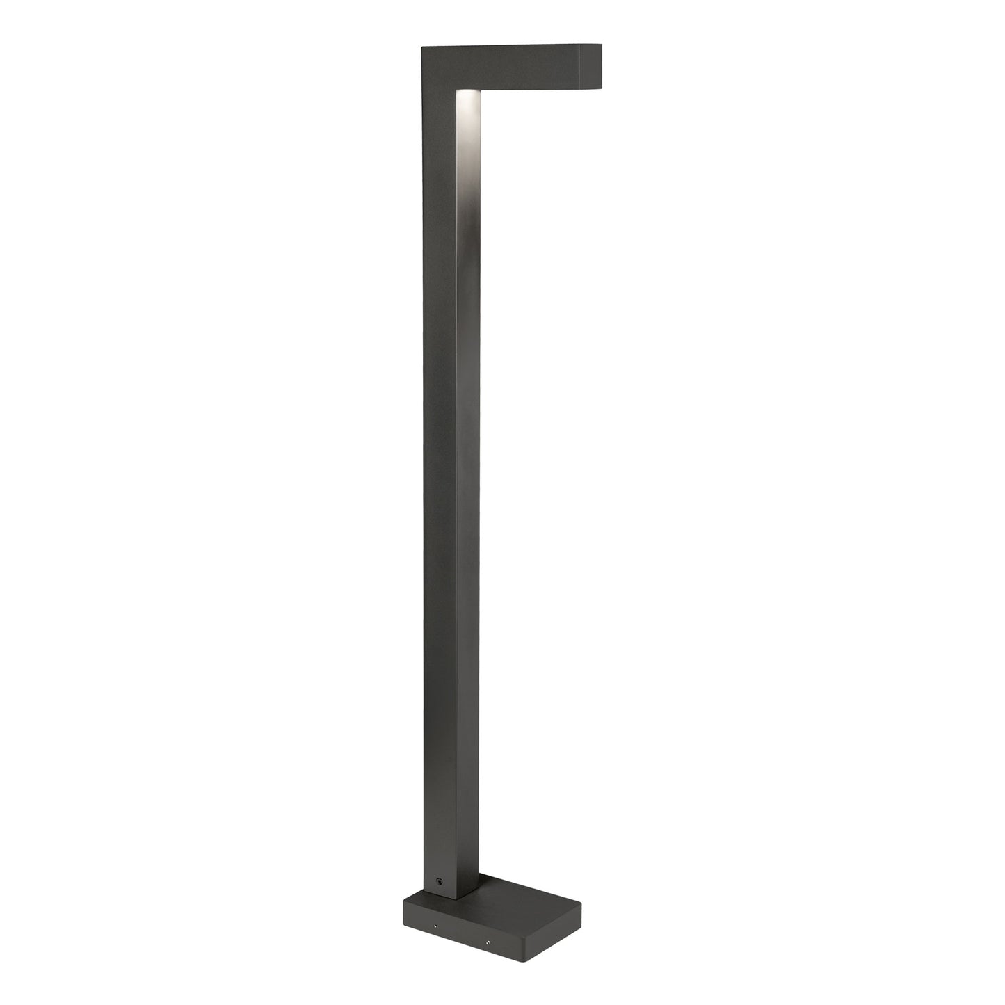 Visual Comfort Modern Collection 700OBSTR82742CBUNV2 Strut 120 19.4W LED Outdoor Bollard 2700K Black