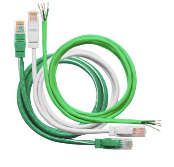 Wattstopper LMRJ-P10-W RJ45 Cables, 10 ft, Plenum Rated, White