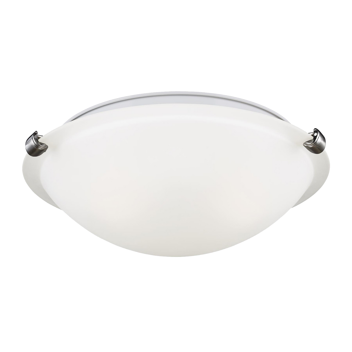 Generation Lighting 7543502-962 Clip Ceiling Flush Mount brushed nickel flush mount ceiling light