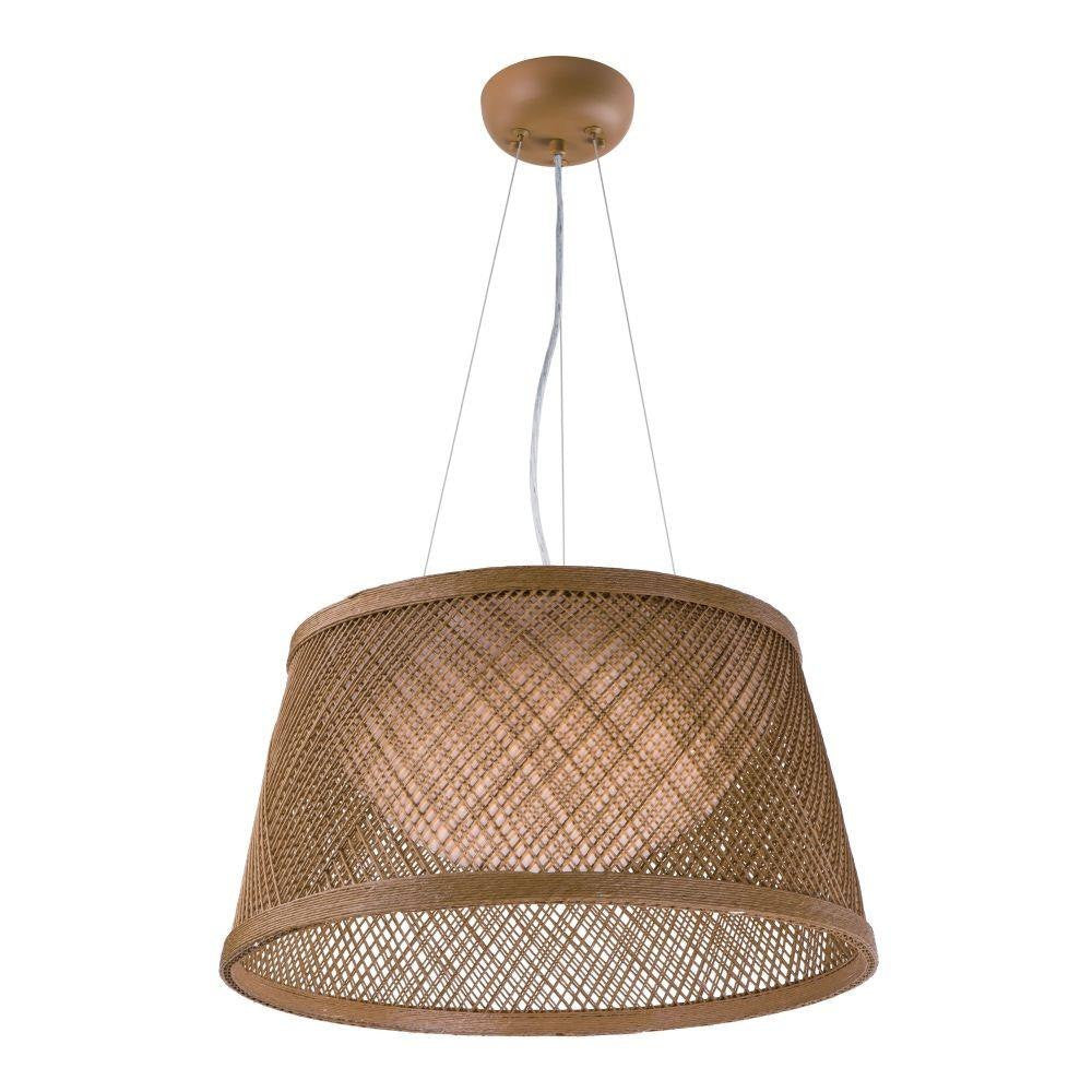 Maxim Lighting 54374NA Bahama 1 Light 20.25 Inch Natural Pendant Ceiling Light