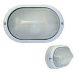 Orbit 7603-A19-WH OUTDOOR BULKHEAD LIGHT A19 WHITE Finish