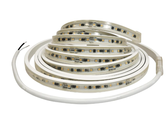 NORA Lighting NUTP13-W37-4-12-930/HW Custom Cut 37-ft, 4-in Continuous Led Tape Light, 330lm / 3.6w Per Foot, W/ Mounting Clips And 8' Hardwired Power Cord, Voltage 120V, Color Temperature 3000K