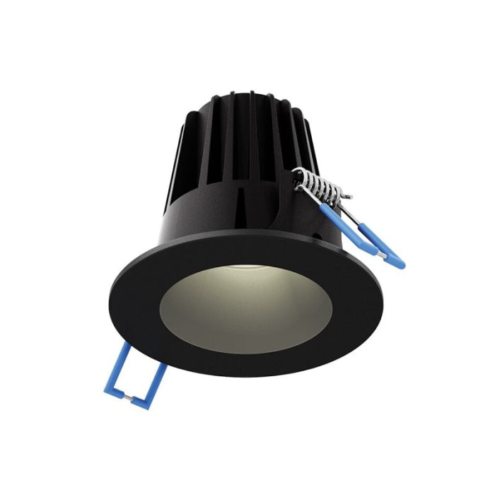 DALS Lighting RGR2-CC-BK 2" Round Regressed LED Downlight, Multi-Color Temperature, 600 Lumens, Voltage 120V, Wattage 8W, Black Finish