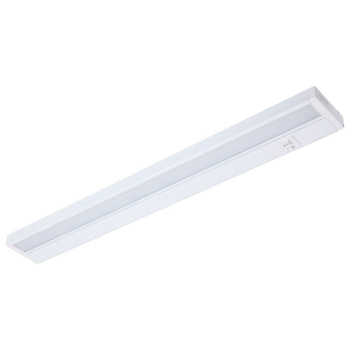 Nuvo 63-504 LED Under Cabinet Light, 28IN, Wattage 17W, Multi-Color Temperature, Voltage 120V, White