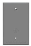 Enerlites 7701-WP 1-Gang Weatherproof Metal Blank Wall Plate - Gray